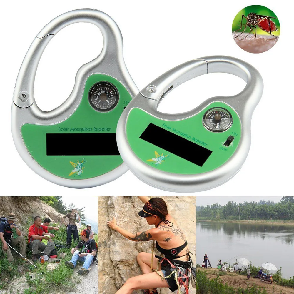 Портативный ультразвуковой убийца комаров на солнечной энергии для туризма
