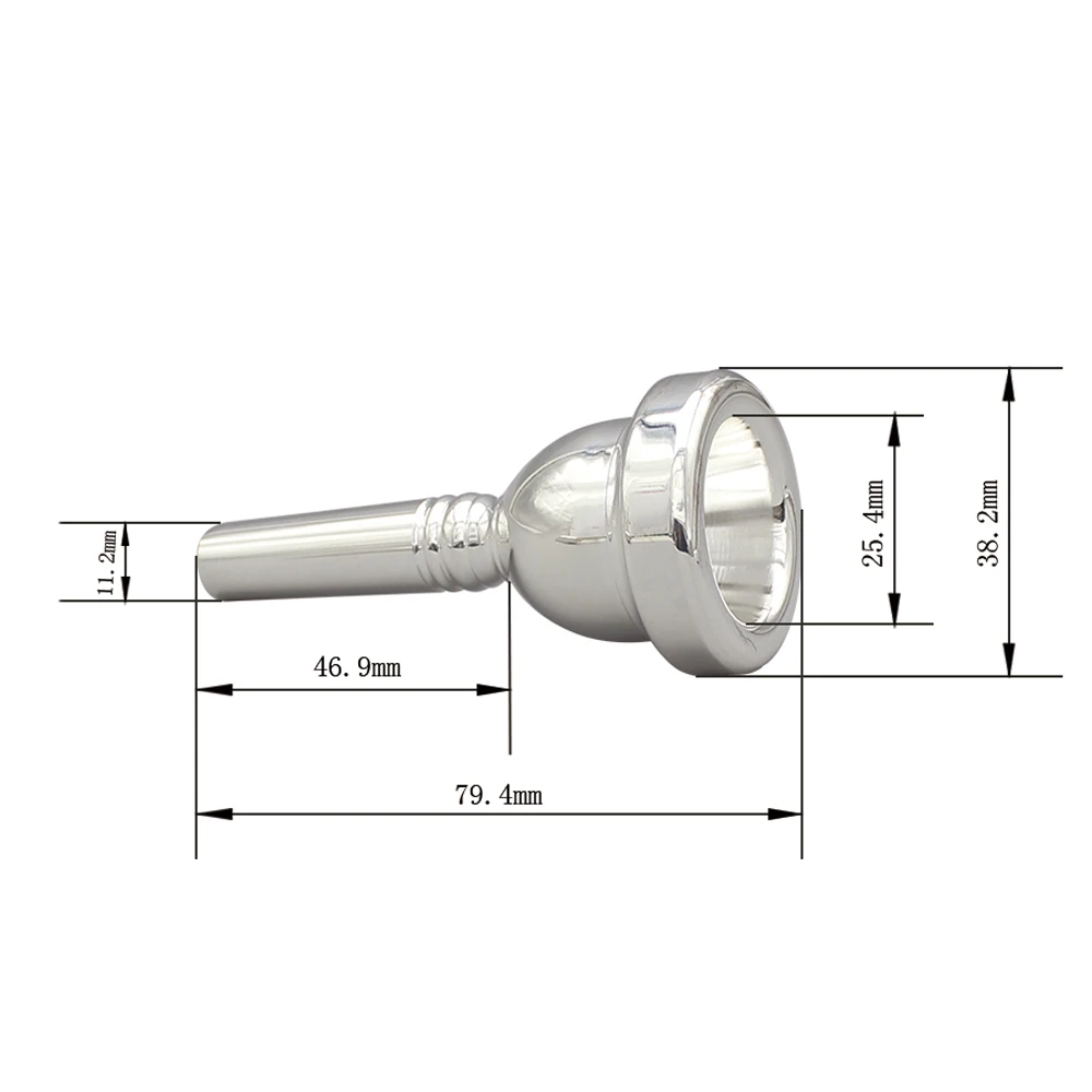 Мундштук из алюминиевого тромба высокого давления мундштук 6.5AL | Спорт и