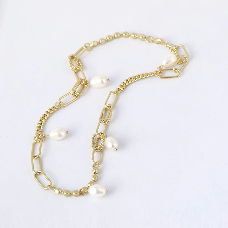 

Ожерелье женское, матовое золото, винтажное, 2021