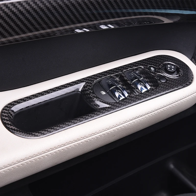 Автомобильная Накладка для панели управления окон декоративная наклейка из