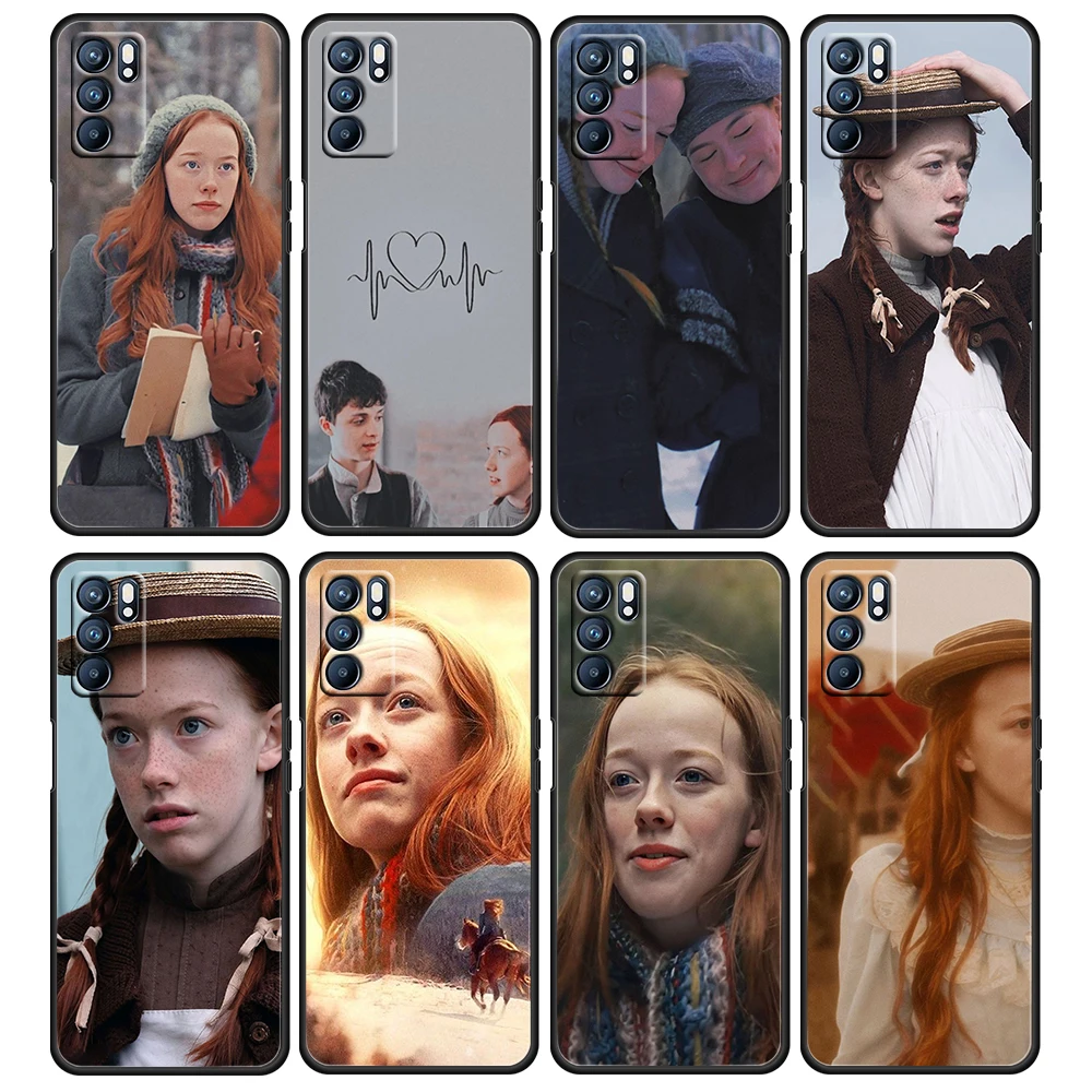 

Anne With An E For OPPO Reno 6 5 4 3 2 2Z 2F Z 4F 4SE 4Z 4G 5G Pro Plus Lite Silicone Black Phone Case Cover