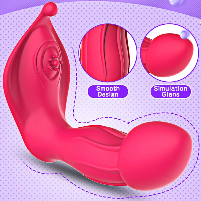 GUIMI носимые бабочки фаллоимитатор вибратор дистанционное управление G Spot женская