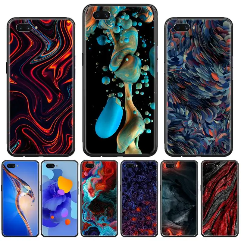 

Color painting visual art design Phone Case For OPPO F 1S 7 9 K1 A77 F3 RENO F11 A5 A9 2020 A73S R15 REALME PRO cover