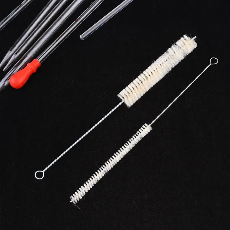 10 шт. резиновая головка стеклянная капельница лабораторная пипетка со шкалой