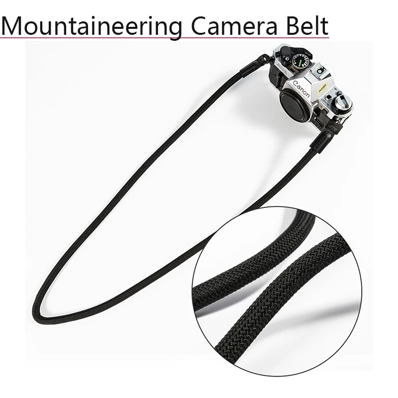 

Universal Nylon Climbing Rope SLR Camera Mountaineering Digital Camera Carrying Belt Shoulder Neck Strap Lanyard Accessories
