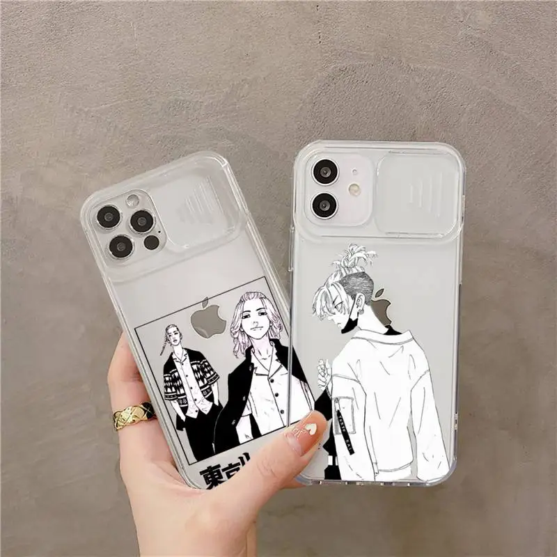 

Tokyo Revengers Phone Case for iPhone 11 12 pro mini 7 8 Plus X XS XR Max Shockproof Bumper Clear Back Cover
