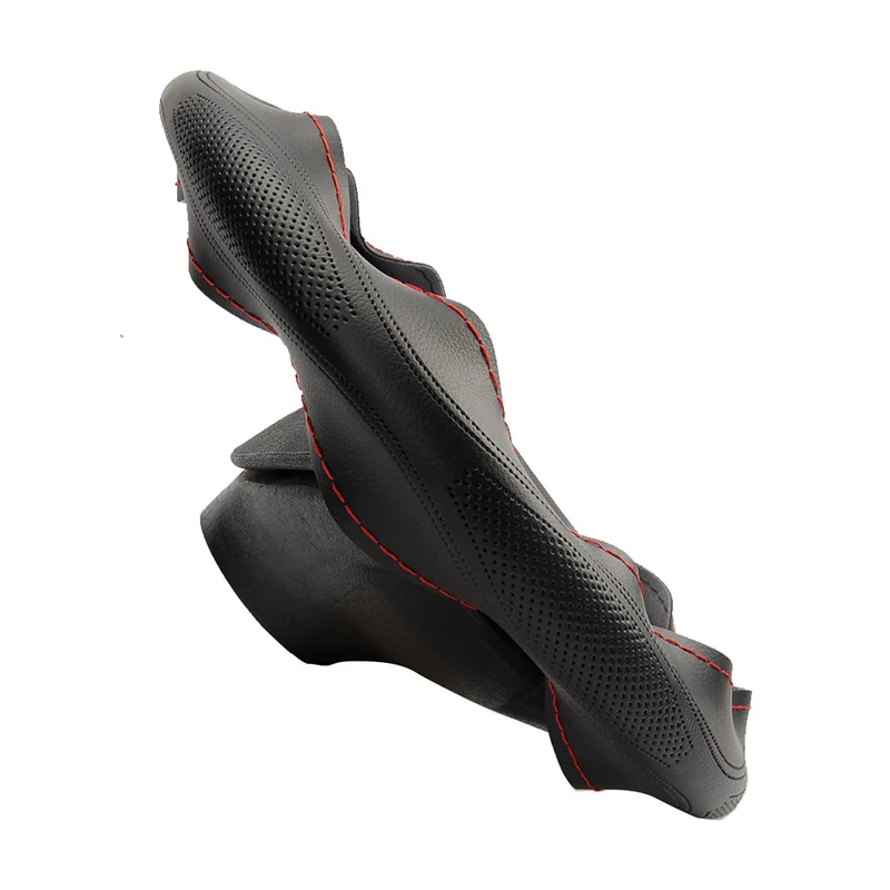 AUTOYOUTH DIY Чехол На Руль Кожа Микрофибры Для Машины Шить Стиль Красная Линия|interior