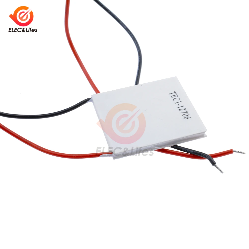 TEC1-12705 Термоэлектрический охладитель Пельтье 12V TEC1-12706 TEC1-12710 TEC1-12715 40*40 мм пластина Пельтье DIY Пельтье Elemente модуль