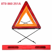 8t0860251a for audi a3 a4 a5 a6 q3 q5 vehicle warning triangle parking reflective tripod danger warning sign
