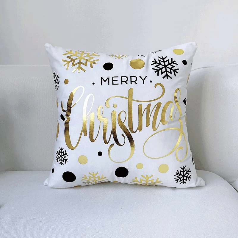 Бронзирующая Рождественская Наволочка 18x18 дюймов наволочка домашняя