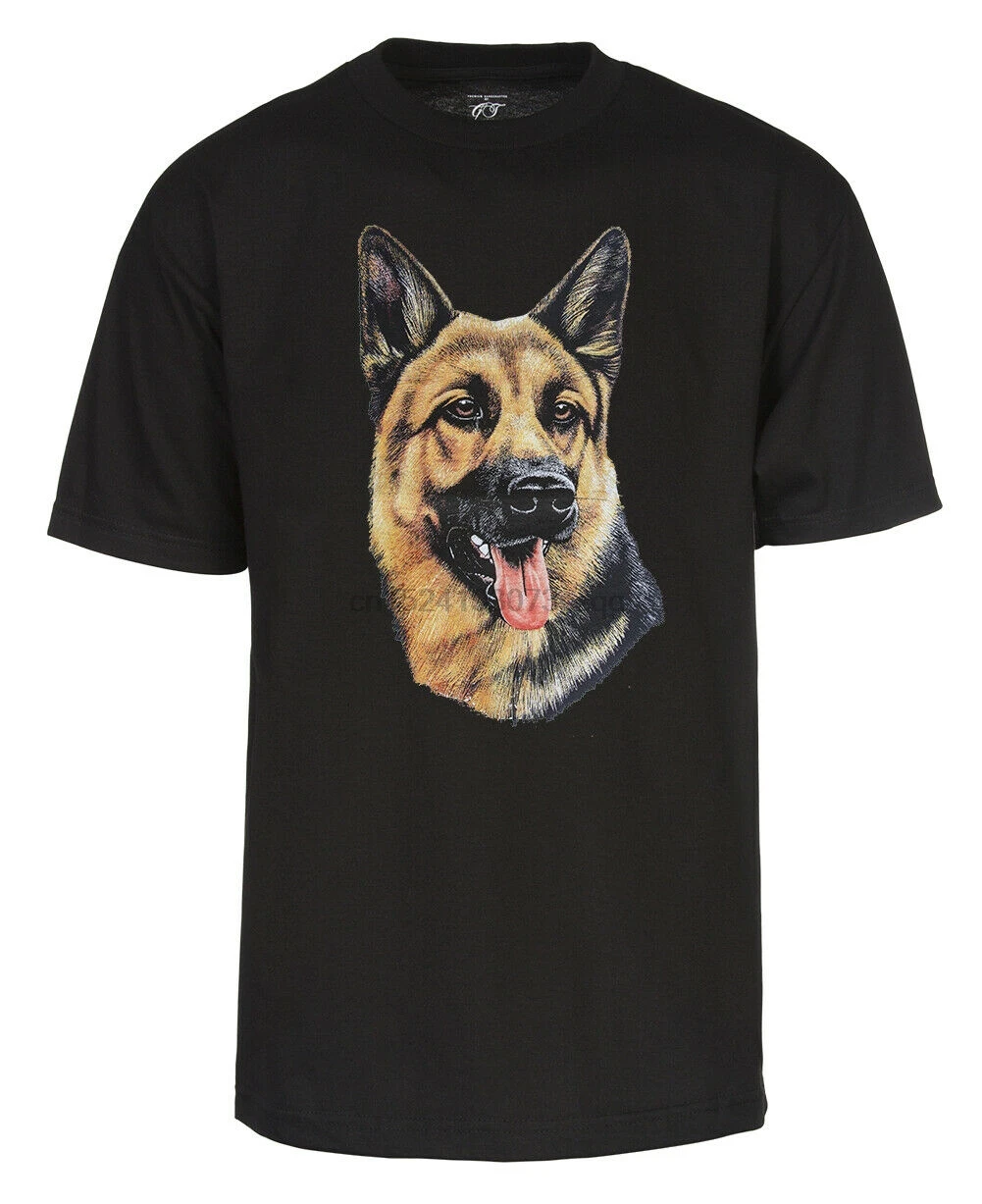 Мужские футболки с коротким рукавом немецкой овчаркой| |