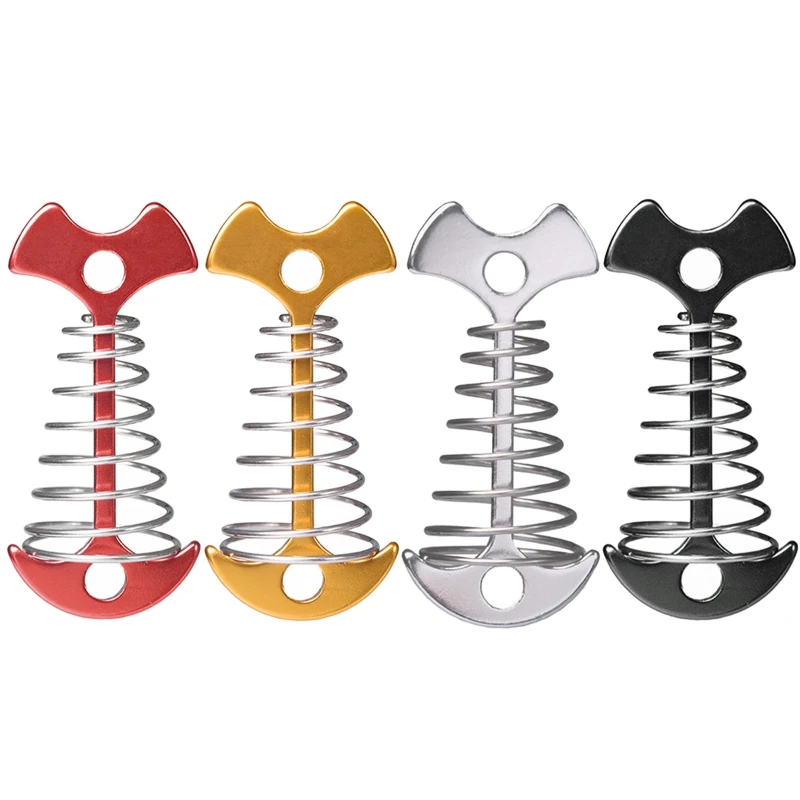 2 шт. Fishbone палатка колышки для палатки из алюминиевого сплава пол лак ногтей крюк