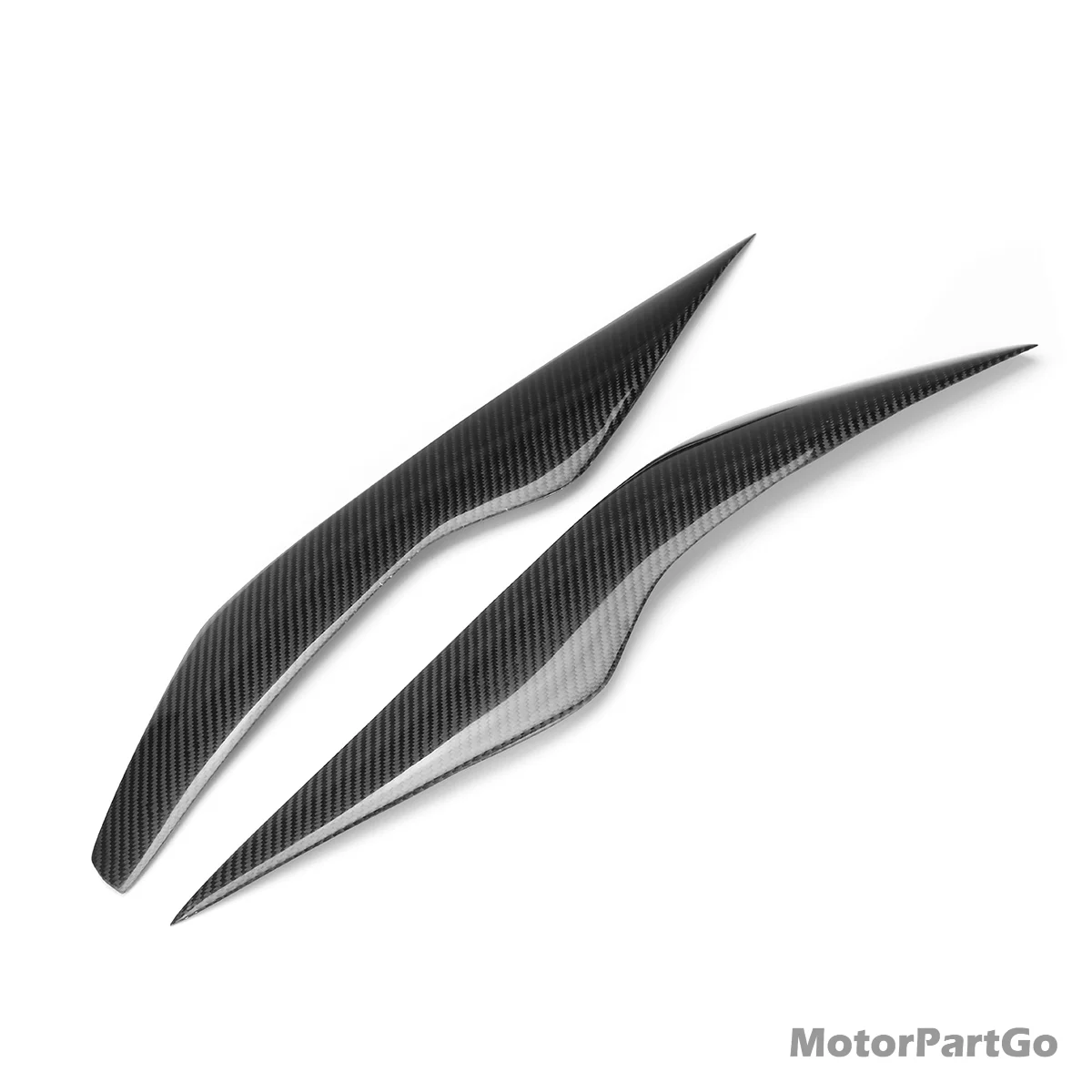 Настоящие волоконные накладки для голосветильник и век Crabon бровей 1 пара Ford/Focus