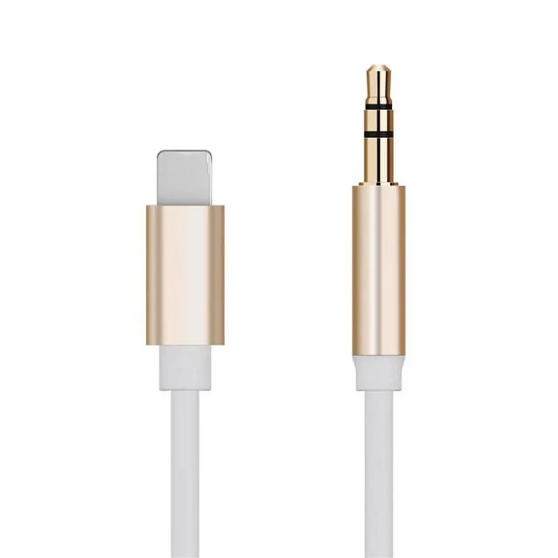 Автомобильный адаптер для IPhone7 AUX кабель переходник Apple 8XR XS Lightning Turn 3 5 Male аудио
