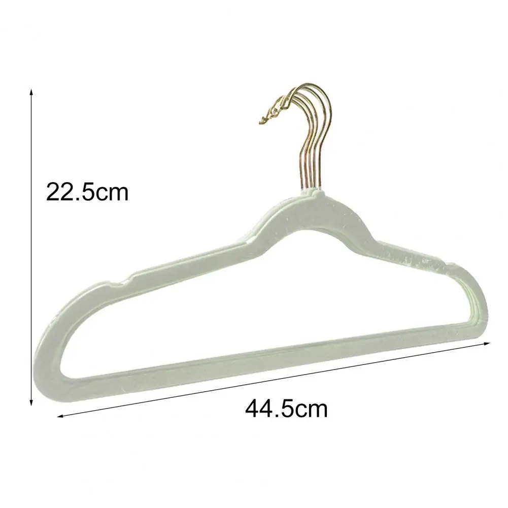 

10Pcs Durable Clothes Hanger Eco-friendly Good Load Capacity Plastic Clothes Drying Storage Rack for Home Dormitory Accessories