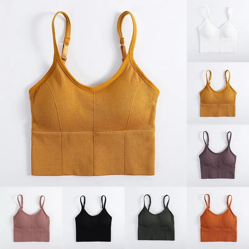 

Women's U-shaped back sling seamless breast wrapping women's comfortable vest type bra underwear sports Underwear
