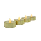 4 шт.компл. беспламенного светодиодные свечи поддельные свечи для домасвадьбаНовогоднее украшение Батарея с батарейным питанием