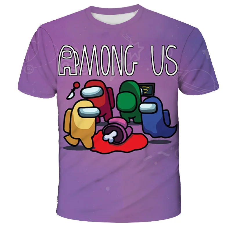 

3DT shirt printing girls fun clothes boy clothing kids 2021 summer tops popular games kids t-shirts