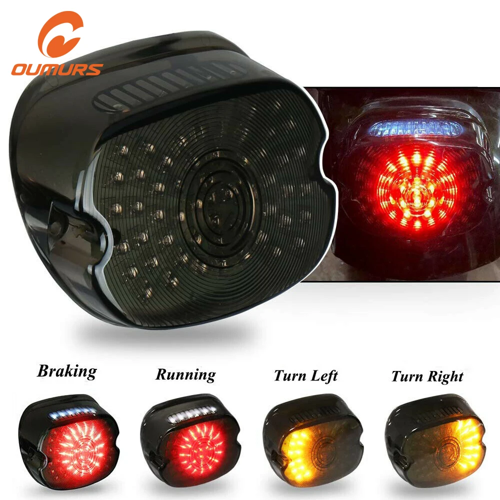 Светодиодный сигнал поворота для мотоцикла 60 светодисветильник дов Harley Dyna Tour Road