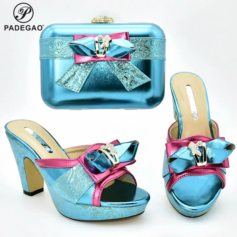 Комплект из итальянских туфель и сумочки в африканском стиле Лидер продаж