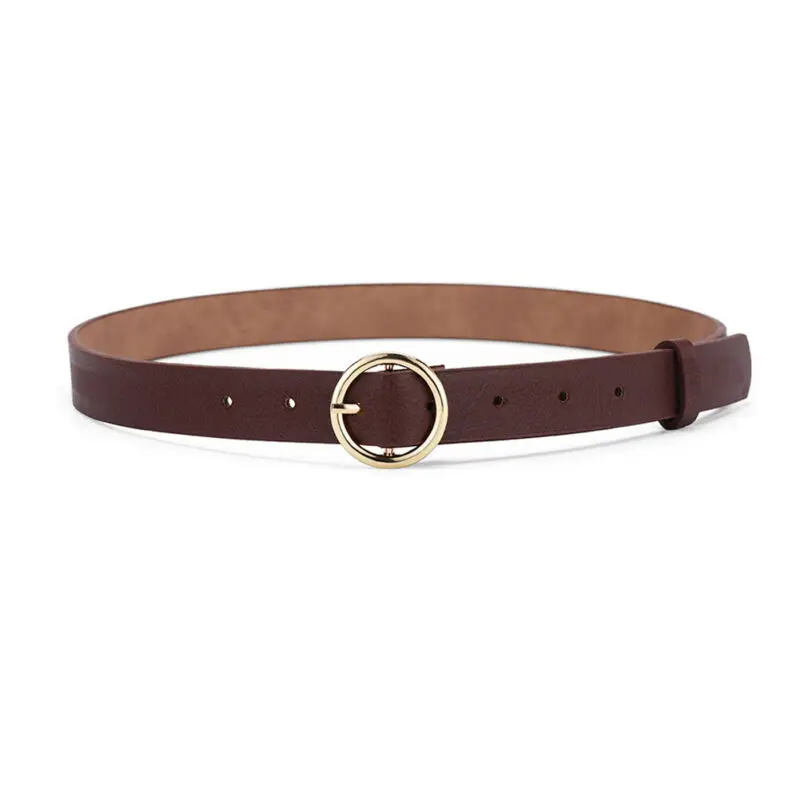 

2019 Fashion Korean Women Belt Classic Buckle Solid Genuine Leather Waistband Wide Belt Strap Belts Casual