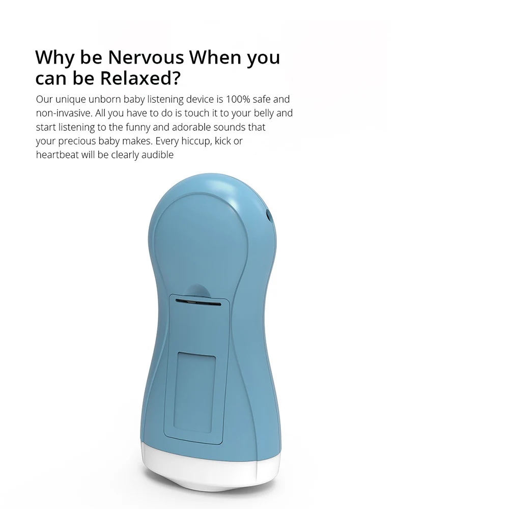 

LCD Display Fetal Doppler Baby Heart Rate Monitor With Earphone Pregnant Women Care Portable Fetal Doppler Baby Monitor Prenatal