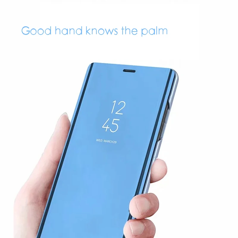 Smart Mirror Flip Case For Samsung Galaxy S10 Lite S9 S8 S7 Edge A8 A9 A7 A5 A6 Plus 2018 A10 A20 A30 A40 A50 A80 A90 A70 Cover |
