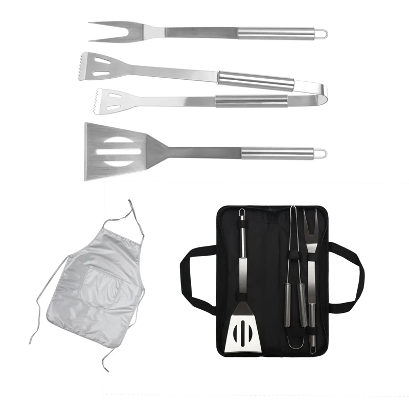 Barbecue Grilling Utensil Camping Accessories Outdoor Cooking Tools Kit Stainless Steel BBQ Set with Storage Case/Bag |