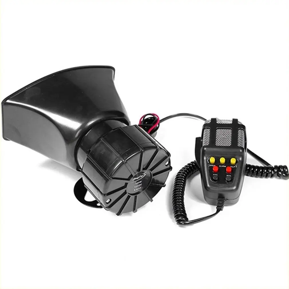 

Multipurpose Speakers Loud Car Horn Police Siren Air Horn Megaphone 100W 12V 7 Tone Siren Horn Car Motorcycle Ccessories