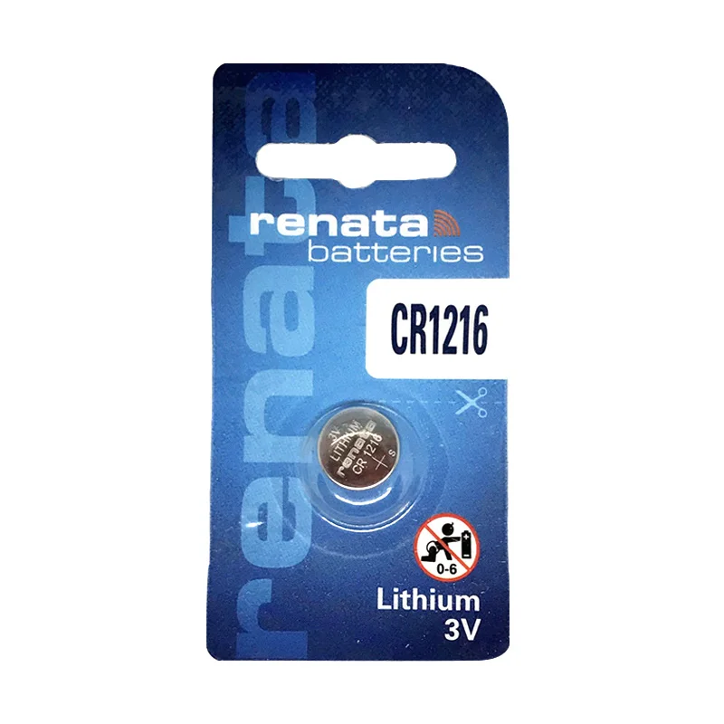 1 шт. Renata 1216 оригинальная литиевая батарея CR1216 для часов стоп светильник ла