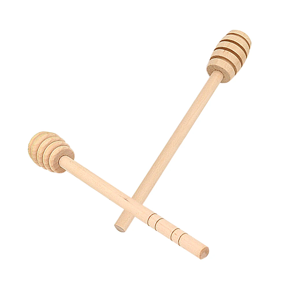 

Home Wooden Honey Spoon Stick Jam Honey Dipper Dispensing Collecting Stirring Rod Stick