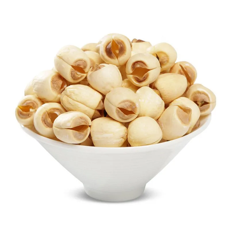 

Free shipping white lotus seeds hollow white lotus seeds dermabrasion lotus seeds without sulfur smoke 500g in bulk