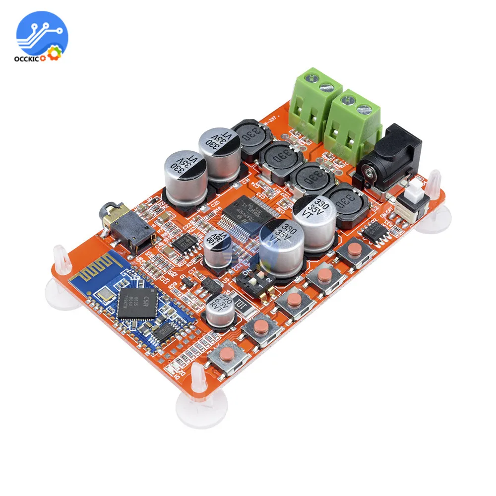 Плата усилителя беспроводного динамика TDA7492P DC 8 25 в плата аудио приемника