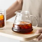 Капельный кофейник с графином, 360 мл, 600 мл, 800 мл, V60, стеклянный кофейник для наполнения, кофейный сервиз, чайник для заваривания, бариста, Percolator Clear #6