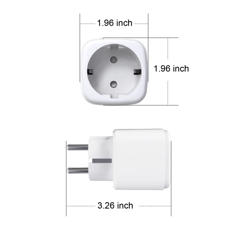

Remote Control WiFi Smart Socket 16A 220V Adapter Wireless Remote Voice Control Power Monitor Work With Alexa Google Assistant