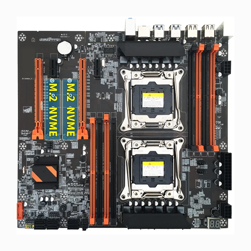 Материнская плата X99 LGA 2011-3 поддержка двух процессоров DDR4 память 8X32G для серии Xeon E5