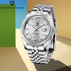 Часы PAGANI DESIGN Мужские механические, люксовые брендовые Простые повседневные японские наручные часы с сапфировым стеклом NH35A