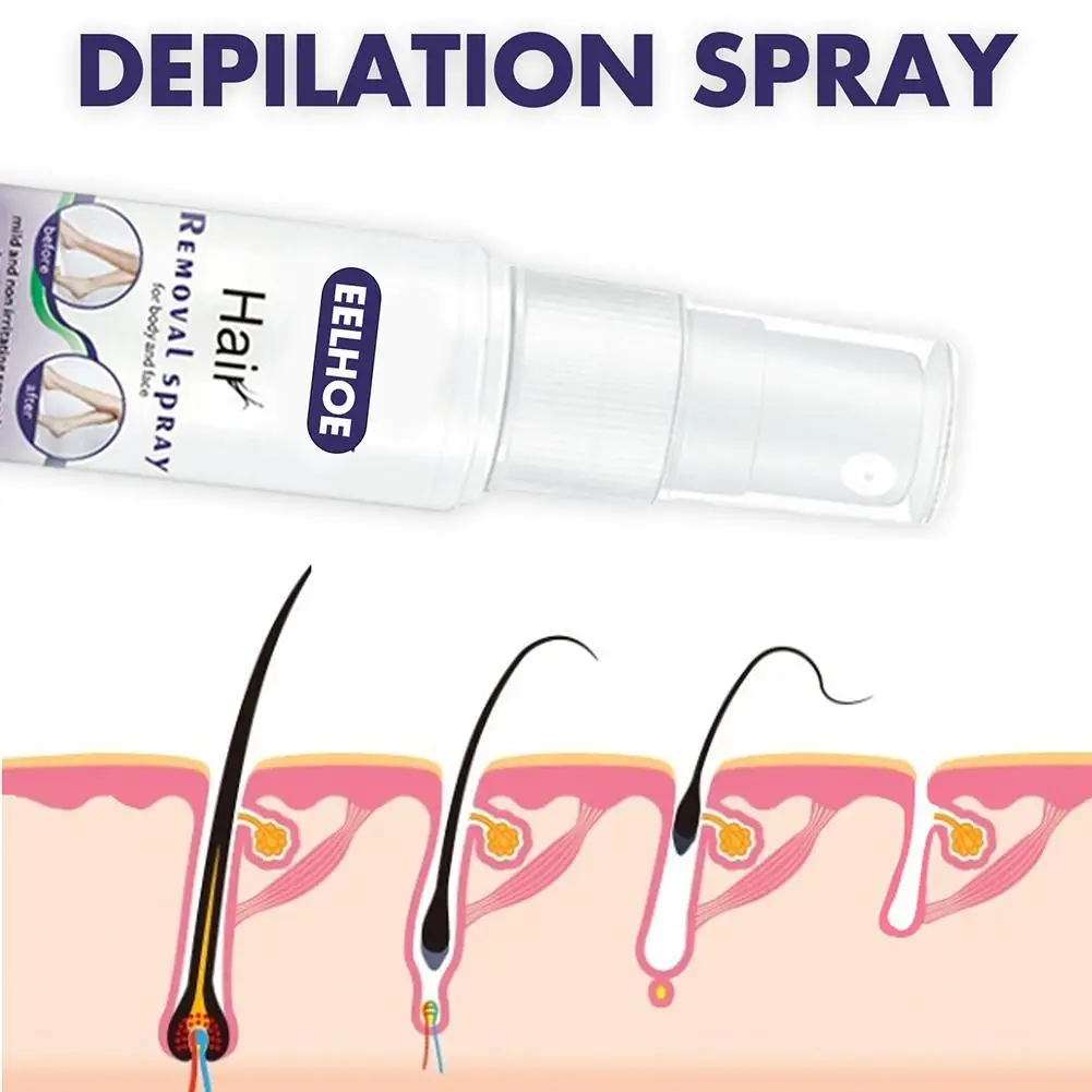 

30/50Ml Body Hair Removal Spray Painless Bikini Legs Armpit Hair Remover Cream