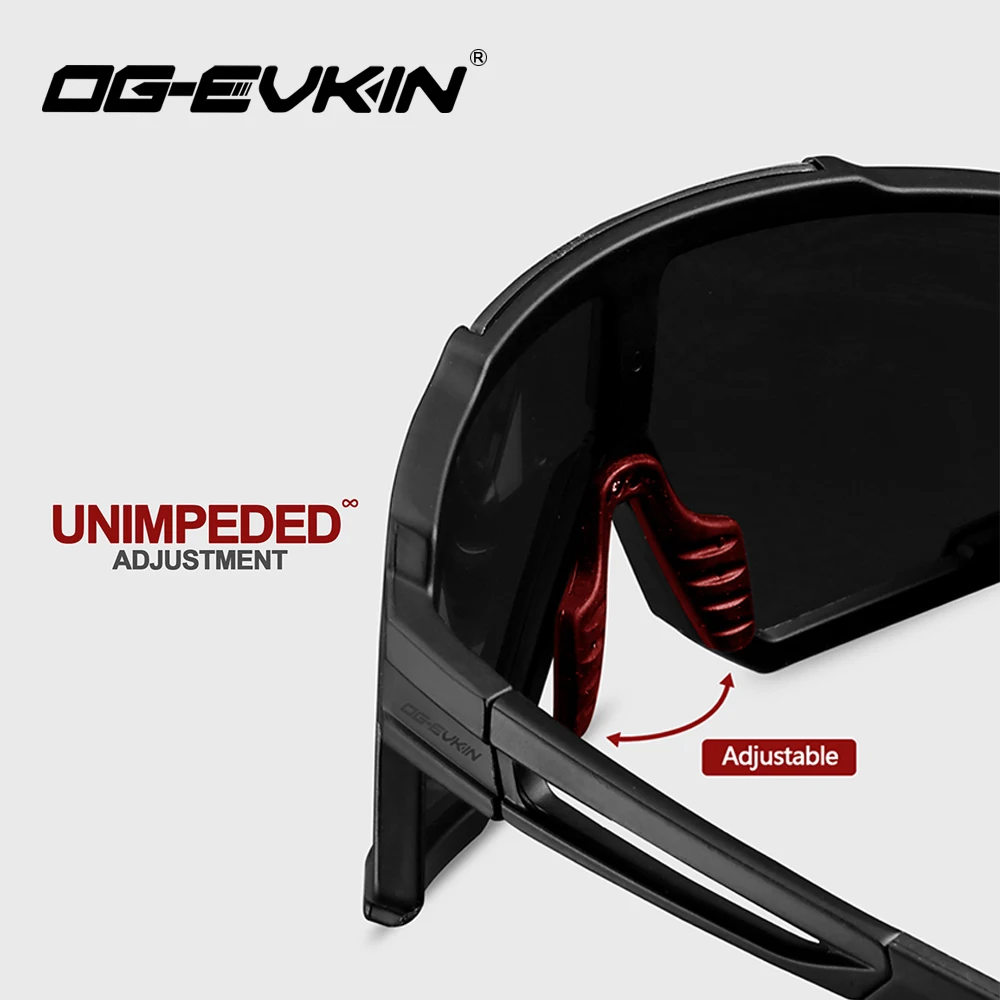 OG-EVKIN CG-002 Cycling Glasses Road Bike Cycling Eyewear Sunglasses MTB Mountain Bicycle Sports Men Women for Running Riding