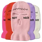 Балаклава армейская тактическая маска на все лицо Лыжная зимняя шапка Хэллоуин вечевечерние фотомаска ограниченная вышивка не красивая