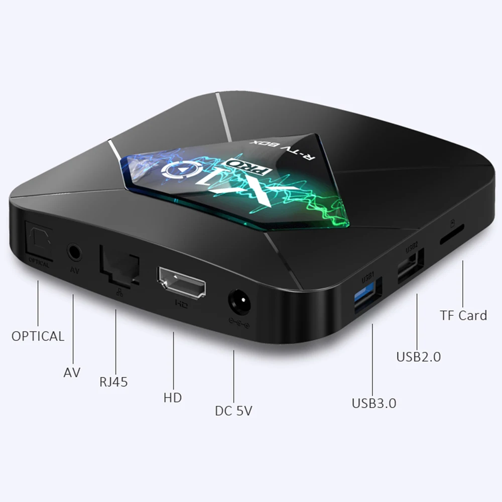 ТВ-приставка Android 9 0 стандартная версия X10 Pro DDR4 Amlogic S905X2 4 + 32/64 ГБ BT4.0 USB3.0 2 4/5 ГГц