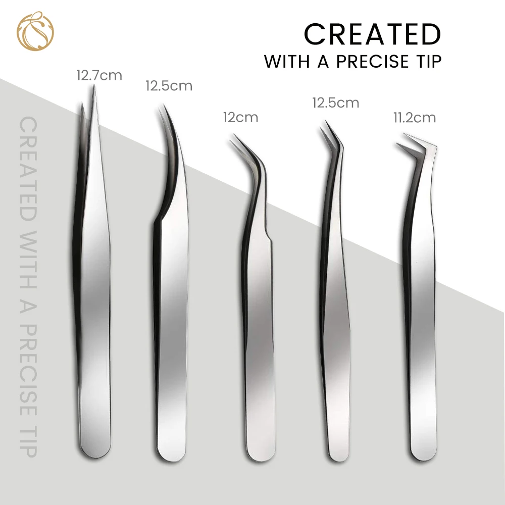 1 шт. пинцет для бровей из нержавеющей стали точный Пинцет мини ногтевой дизайн
