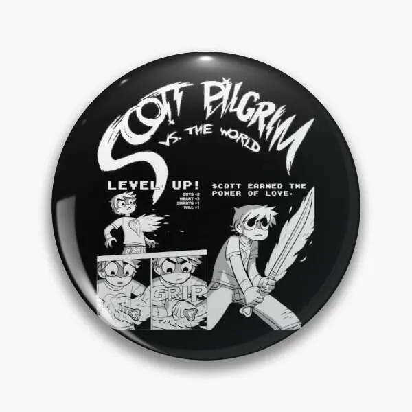 

Scott Pilgrim Vs The World Soft Button Pin Hat Badge Decor Metal Fashion Cute Brooch Lover Cartoon Clothes Women Gift Lapel Pin
