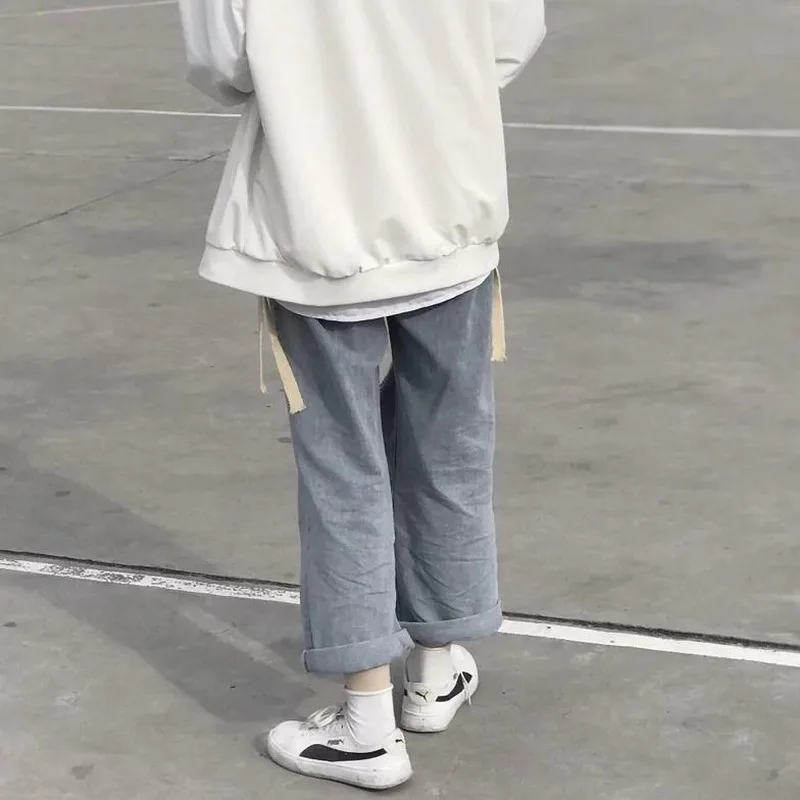 

Jeans Women Vintage Plus Size 4XL Loose High Waist Ripped Hole Denim Summer Autumn Womens All-match Leisure Ulzzang Trousers New