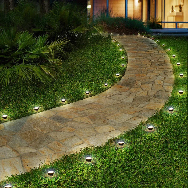 Уличные водонепроницаемые лампы на солнечной батарее Точечный светильник для