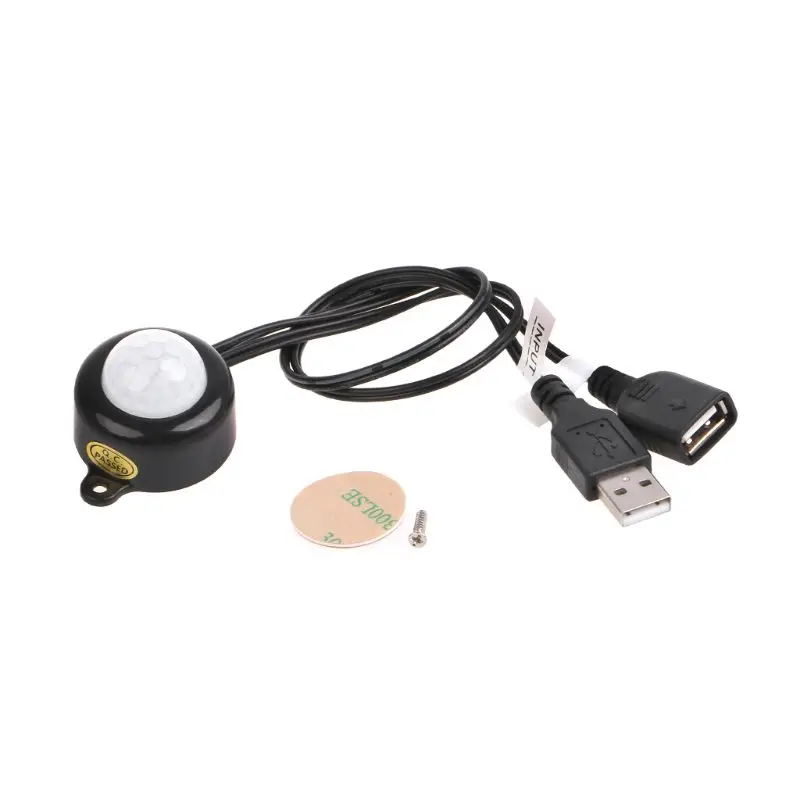 USB СВЕТОДИОДНЫЙ светильник полосы переключатель DC5 24V человеческого тела