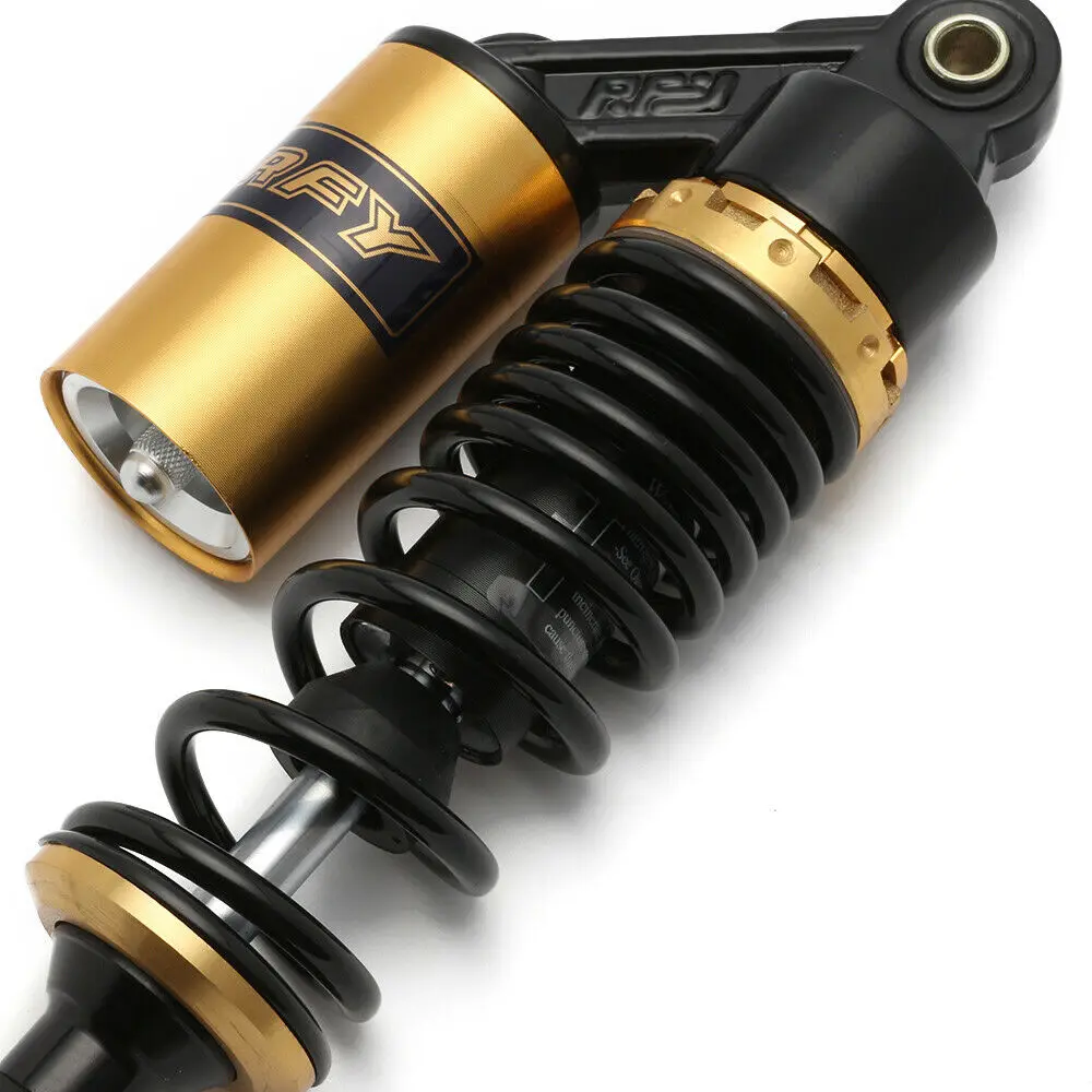 

1 PAIR Spring 7mm 280mm 11" Eye Diameter 10mm Motorcycle Air Shock Absorber Rear front Suspension ATV QUAD bike BLACK GOLDEN D30
