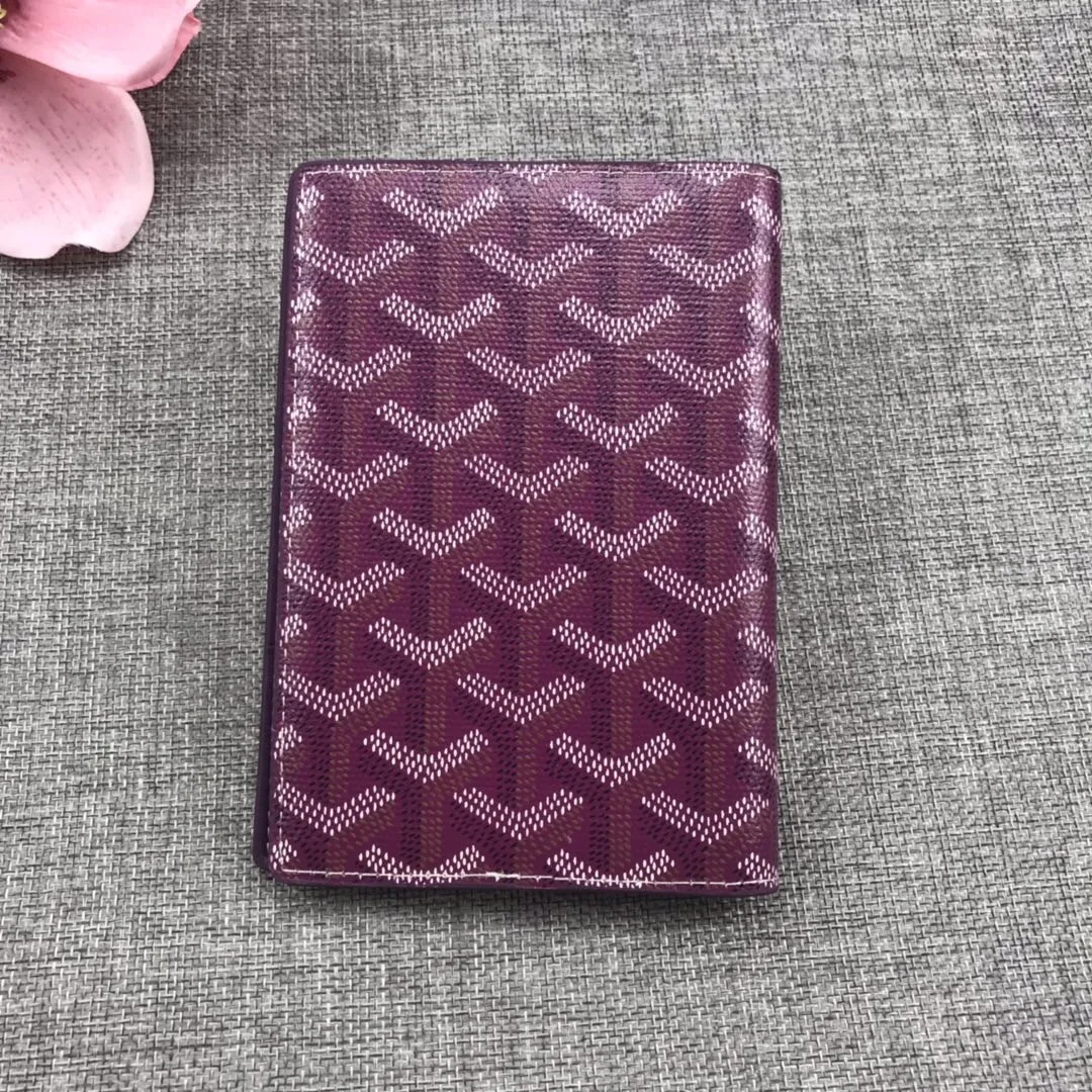 

2020 New Fall/Winter Dog Tooth Bag Passport Book Women's Passport Wallet Multi-card Ticket Clip Card Wallet