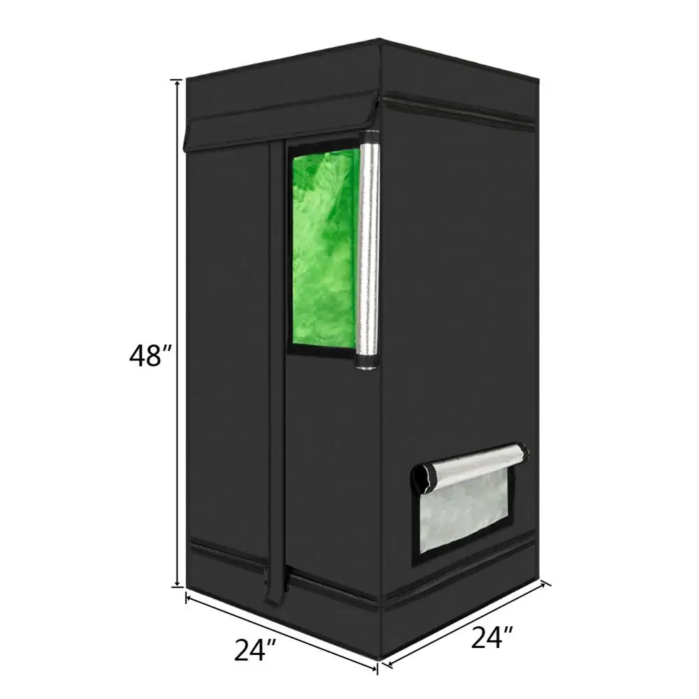 

Indoor Hydroponics Grow Tent,Grow Room Box Plant Growing, Reflective Mylar Garden Greenhouses