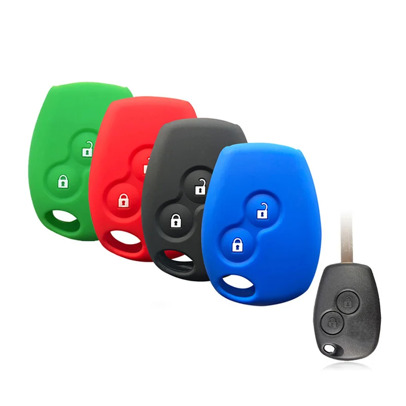 Силиконовый чехол для автомобильного ключа защитная крышка Renault Duster Clio DACIA 3